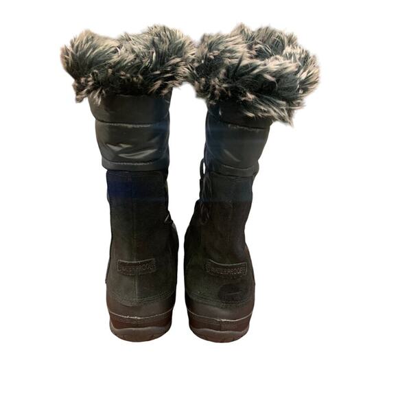 The North Face Women's Nuptse Purna SZ 10 Black Boots - Picture 5 of 6